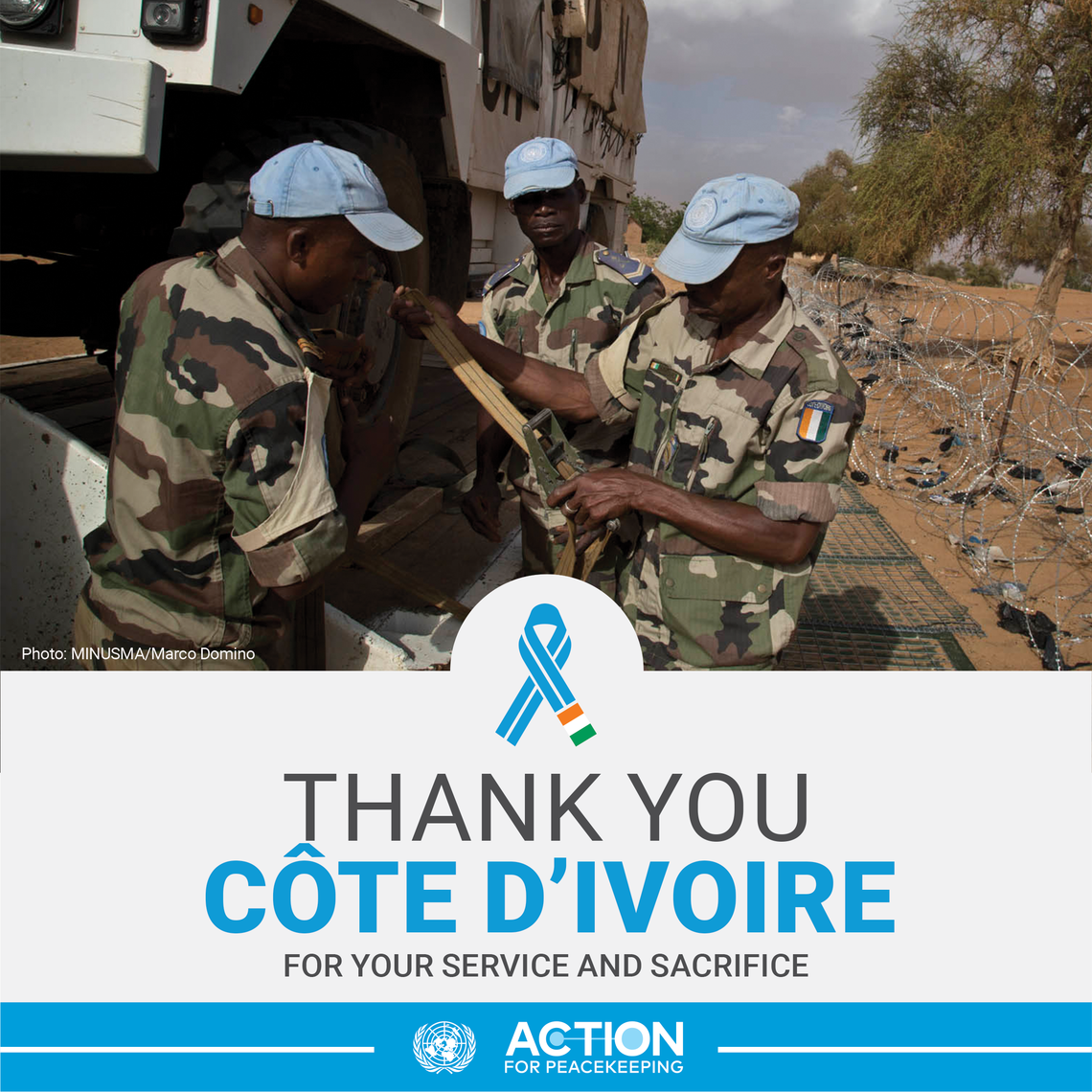 Thank you Côte d’Ivoire for your service and sacrifice