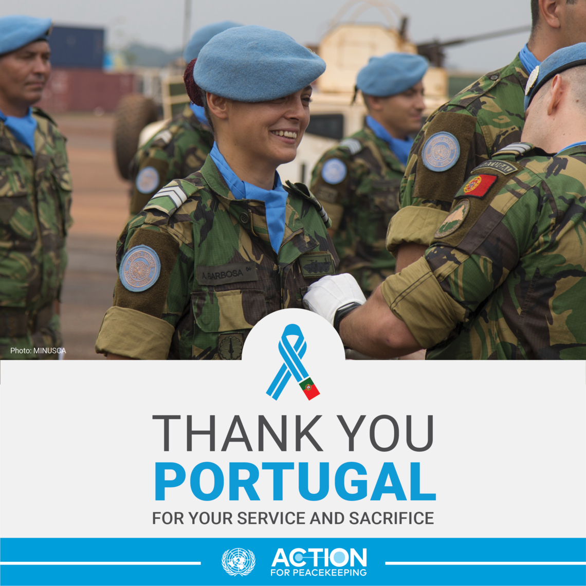 Thank you Portugal for your service and sacrifice
