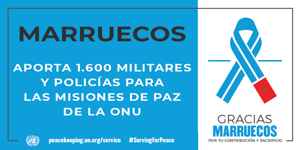 Marruecos aporta 1 600 militares y policías para las misiones de paz de la ONU