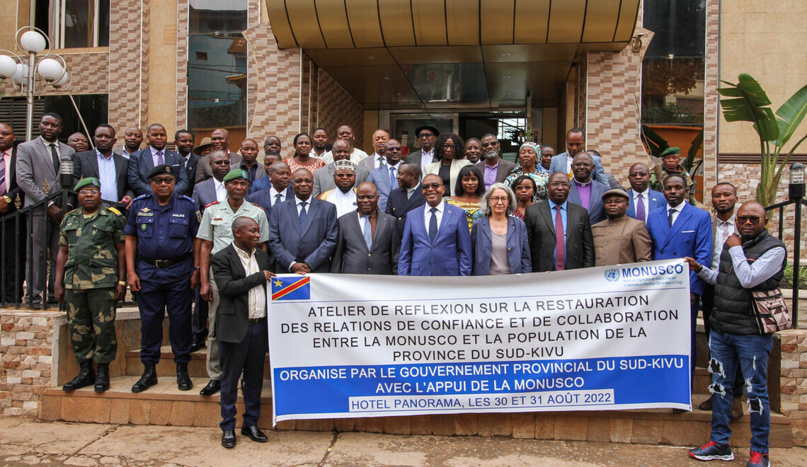 South Kivu Monusco Local Authorities And Communities Engaged In