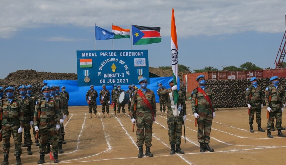 Indian And Sri Lankan Peacekeepers In Bor Receive UN Medals For ...