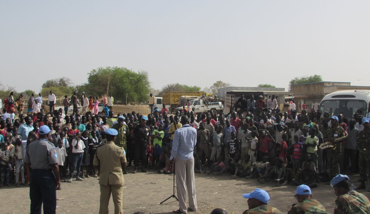 More than 500 gather in Agok for traffic safety campaign | United ...