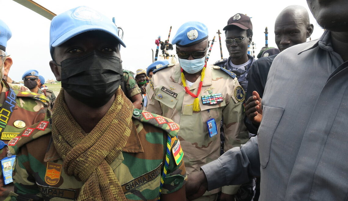 UN Military Adviser visits UNMISS temporary operating base in Koch ...