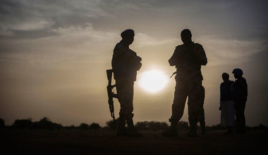 Peacekeepers in Kidal Mali