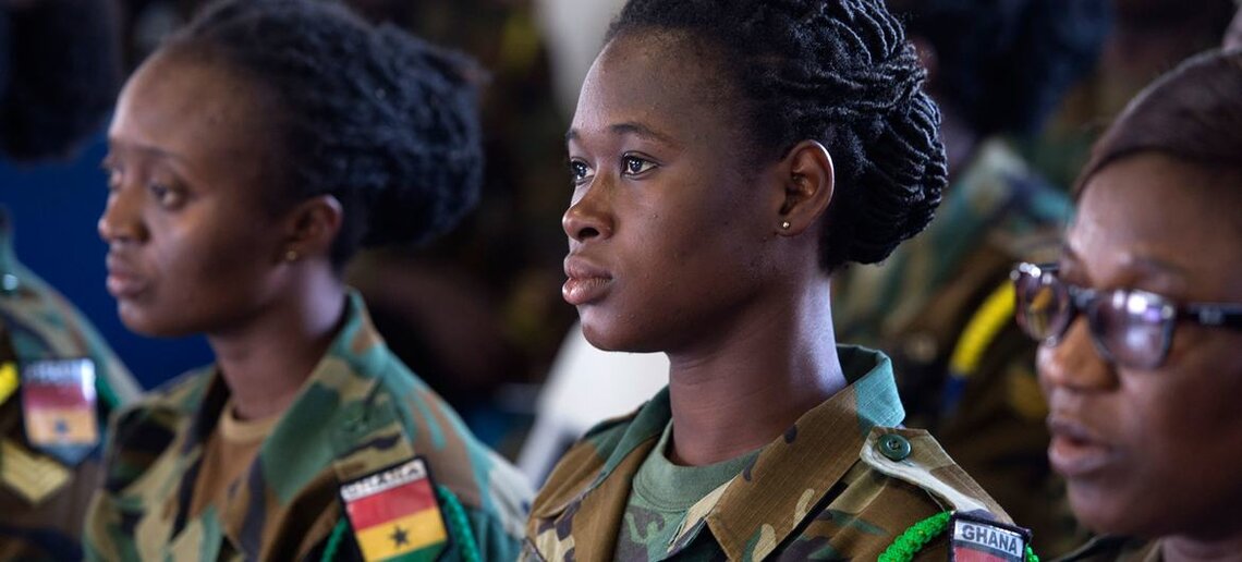 Ghanaian women peacekeepers have been deployed to Lebanon as part of the UNIFIL peacekeeping mission. UNIFIL/Pasqual Gorriz