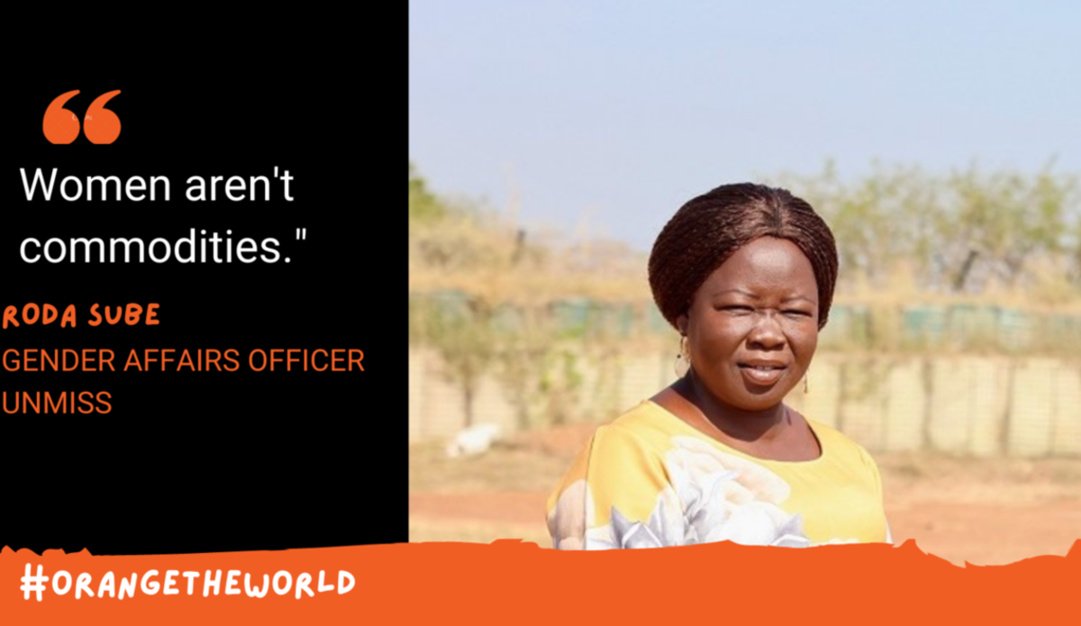 Education liberates women.” – Roda Sube, Gender Affairs Officer