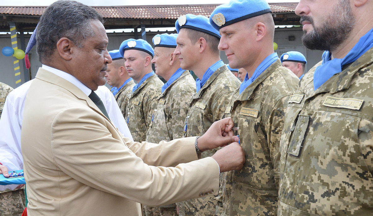 UNMIL UKRAINIAN PEACEKEEPERS HONOURED WITH UN MEDALS FOR CONTRIBUTION TO  PEACE IN LIBERIA | United Nations Peacekeeping