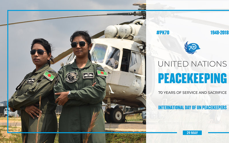 International Day Of UN Peacekeepers: 70th Anniversary | United Nations ...