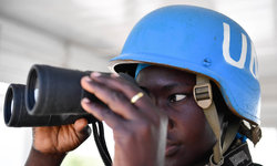 Ugandan peacekeeper serving in UNSOM